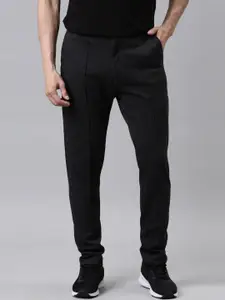 Proline Active Men Charcoal Grey Self-Design Cotton Track Pants