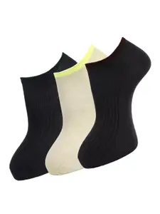 Dollar Socks Men Pack Of 3 Assorted Cotton Above Ankle Length Socks