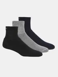 Jockey Men Pack Of 3 Solid Ankle Length Cotton Socks