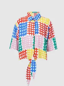 KIDS ONLY Girls Multicoloured Printed Casual Shirt