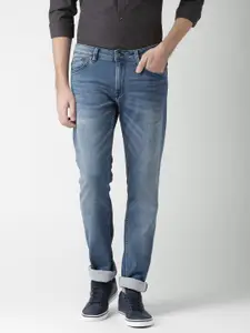 Celio Men Blue Straight Fit Mid-Rise Clean Look Jeans