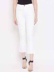 Nifty Women White Bootcut Mid-Rise Clean Look Jeans