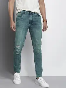 The Indian Garage Co Men Light Fade Stretchable Jeans