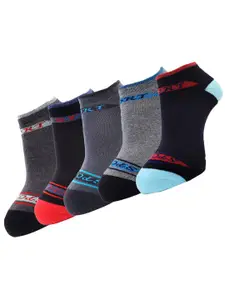 Dollar Socks Men Pack of 5 Assorted Ankle-Length Socks