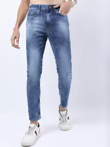 KETCH Men Blue Skinny Fit Clean Look Light Fade Stretchable Jeans
