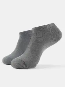 Jockey Men Pack of 2 Grey Solid Ankle length Socks
