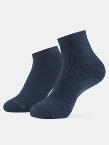 Jockey Men Navy Blue Solid Ankle Length Socks