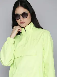Levis Women Lime Green Solid Sweatshirt
