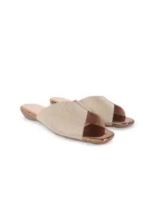 XE Looks Women Copper-Toned Ravishing Stylish Fashion Flats
