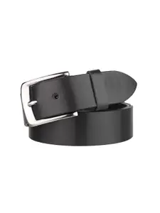 KAEZRI Men Black Leather Formal Belt