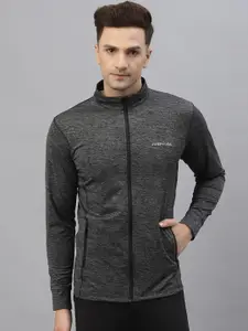 JUMP USA Training Men Black Rapid-Dry Solid Jackets
