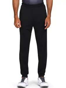 FLX By Decathlon Men Black Solid Straight-Fit Cricket Track Pants