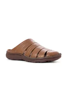 Khadims Men Tan Comfort Sandals