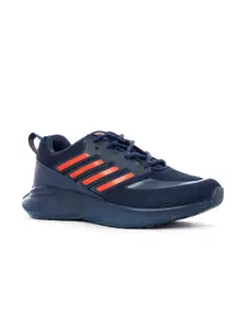 Khadims Men Navy Blue Textile Running Non-Marking Shoes