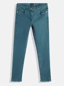 Allen Solly Junior Girls Slim Fit Light Fade Stretchable Jeans