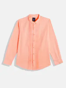 Allen Solly Junior Boys Slim Fit Wingtip Collar Pure Cotton Casual Shirt