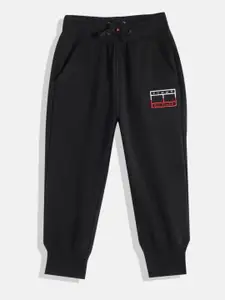 Tommy Hilfiger Boys Brand Logo Embroidered Joggers