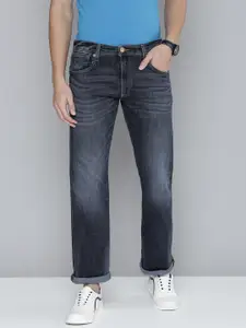 Levis Men Blue 517 Slim Bootcut Fit Light Fade Stretchable Jeans