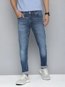 Levis Men Skinny Tapered Fit Mid-Rise Clean Look Light Fade Stretchable Jeans