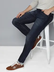 Levis Levis Men Blue 513 Slim Straight Fit Mid Rise Light Fade Stretchable Jeans