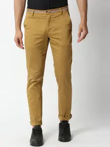 Thomas Scott Men Brown Slim Fit Chinos Trousers