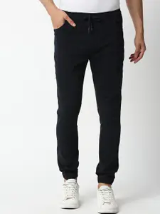 Thomas Scott Men Navy Blue Joggers Trousers