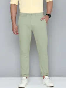 Levis Men Grey Solid 512 Slim Fit Chinos Trousers