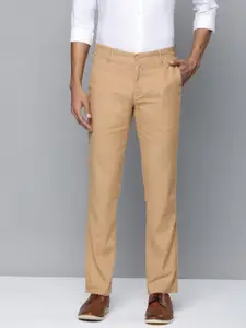 Levis Men Beige 511 Slim Fit Mid-Rise Chinos Trousers
