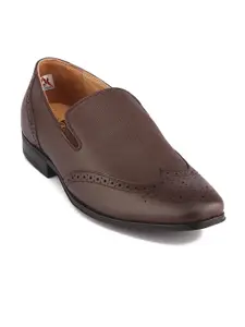 Red Chief Men Brown Solid  Oxford Formal  Shoes