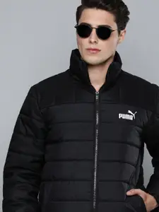 Puma Men Black Essential+ Padded Regular Fit  Jacket