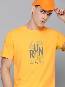 Puma Men Typography Printed Dry-CELL Running T-shirt