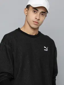 Puma Men Black Classics Soft Ink Sweatshirt