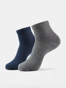 Jockey Men Pack Of 2 Solid  Cotton Ankle Length  Socks