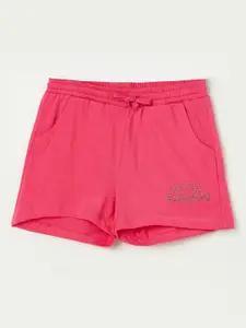 Fame Forever by Lifestyle Girls Pink Typography Shorts