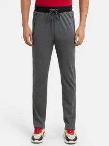 Jockey Combed Cotton Rich Slim Fit Trackpant with Side Zipper Pockets-9510