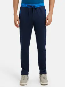 Jockey Combed Cotton Rich Slim Fit Trackpant with Side Zipper Pockets-9510
