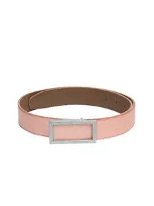 Calvadoss Boys Pink Textured PU Belt