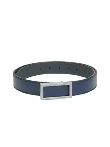 Calvadoss Kids-Boys Navy Blue Textured PU Belt