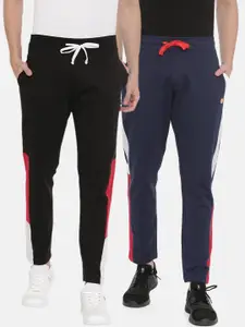 3PIN Men Pack of 2 Slim Fit Cotton Track Pants