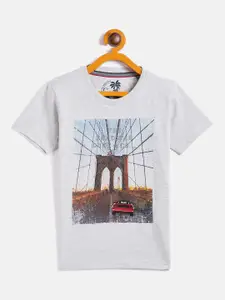 Duke Boys Grey Printed T-shirt