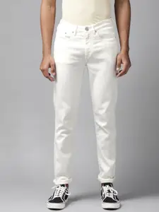 Blackberrys Men Off White Yonk Skinny Fit Stretchable Jeans
