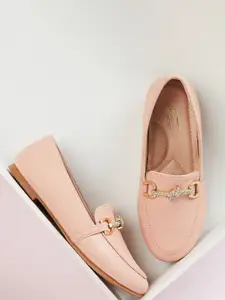 Fame Forever by Lifestyle Casual Shoes Pink Synthetic Loafers