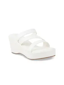 THE WHITE POLE White Party Wedge Gladiators