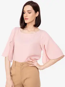 ZALORA WORK Pink Knitted Top