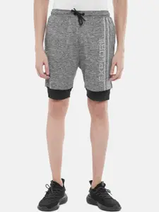 Ajile by Pantaloons Men Grey Solid Regular Shorts