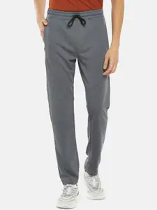 Ajile by Pantaloons Men Grey Solid Slim-Fit Track Pants