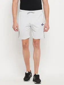 Duke Men White Sports Shorts