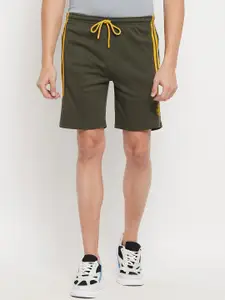 Duke Men Green Sports Shorts