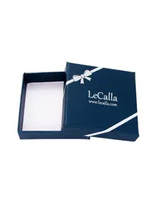 LeCalla Silver-Toned Contemporary Hoop Earrings