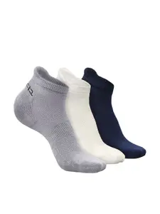 Heelium Men Pack of 3 Bamboo Super Soft Odour-Free Breathable Ankle-Length Socks